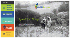 Desktop Screenshot of amensupport.org